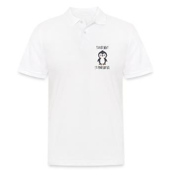 Sweet Seabird Penguin Animal Bird Déclaration - Polo Homme - blanc - Devant - Kai (181cm)