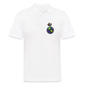 Fish and its planet - Men's Polo Shirt - white - Front - Kai (181cm)