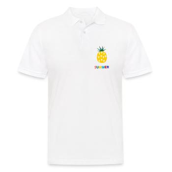 FEIERTAG. FROHE FEIERTAGE. GELIEBTE. MEISTER. LEHRER - Männer Poloshirt - Weiß - Vorne - Kai (181cm)