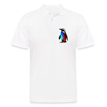 Penguin - Men's Polo Shirt - white - Front - Kai (181cm)