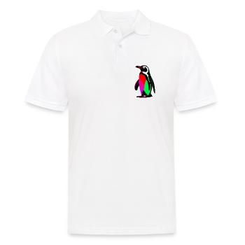 Penguin - Men's Polo Shirt - white - Front - Kai (181cm)