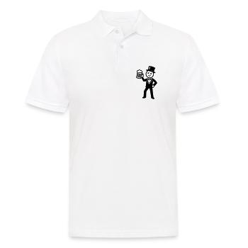 Marié Enterrement de vie de garçon Stick Figure - Polo Homme - blanc - Devant - Kai (181cm)