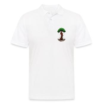 Willenskraft Wachst - Männer Poloshirt - Weiß - Vorne - Kai (181cm)