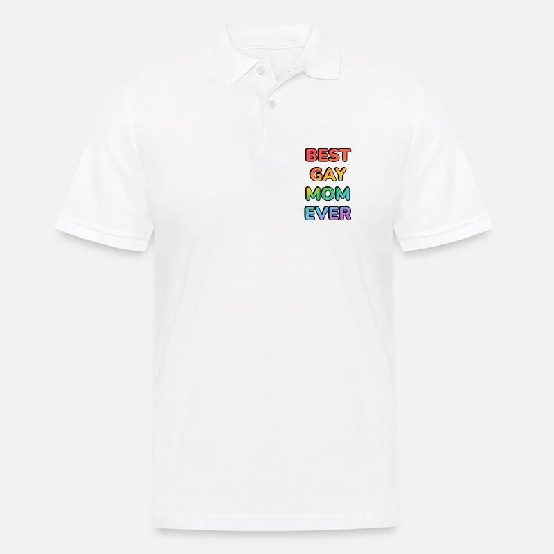 BESTE SCHWULE MUTTER ALLER ZEITEN - Männer Poloshirt - Weiß