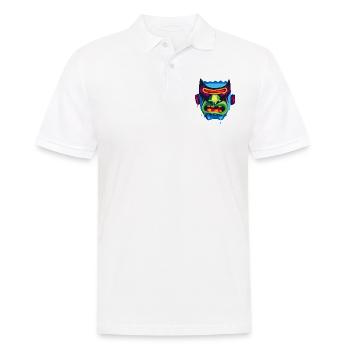 A Beautiful and Fun Cyclops Monster Design - Men's Polo Shirt - white - Front - Kai (181cm)