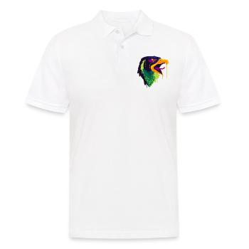 Un beau et amusant griffin eagle design - Polo Homme - blanc - Devant - Kai (181cm)