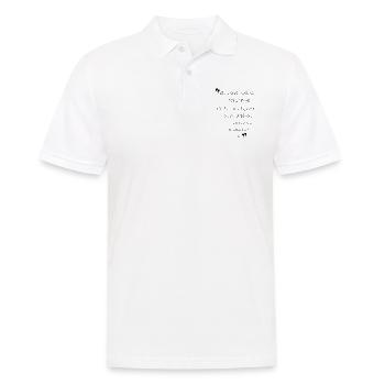 Cherchez la Pièce Qui Vous Élève - Polo Homme - blanc - Devant - Kai (181cm)