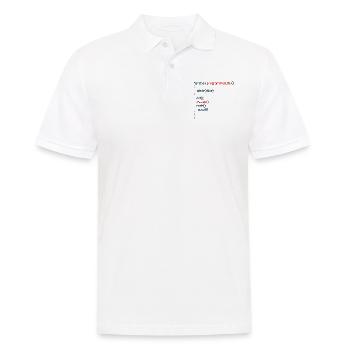 Programmeur informatique Codeurs Software Engineers Gift - Polo Homme - blanc - Devant - Kai (181cm)