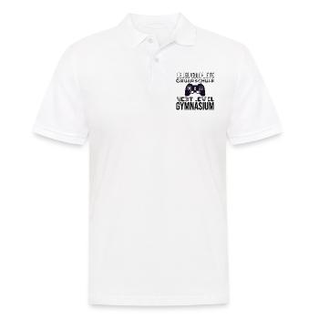Grundschule ist vorbei Level Gymnasium - Männer Poloshirt - Weiß - Vorne - Kai (181cm)