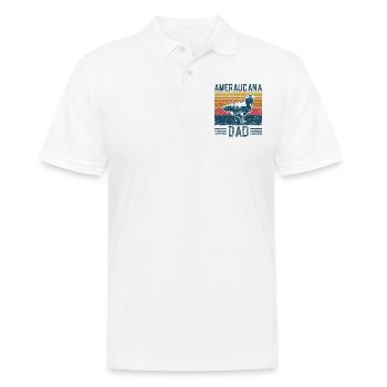 Race agricole - Millésime -Ameraucana - Polo Homme - blanc - Devant - Kai (181cm)