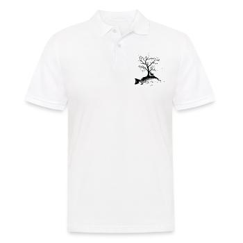Arbre graphique - Vivaneau de poisson - Polo Homme - blanc - Devant - Kai (181cm)