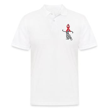 Sensibilisation aux maladies cardiaques de la bande - Polo Homme - blanc - Devant - Kai (181cm)