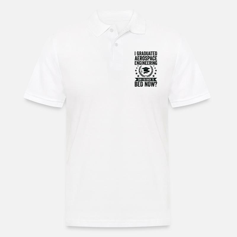 Ich Habe Software Engineering Abgeschlossen - Männer Poloshirt - Weiß