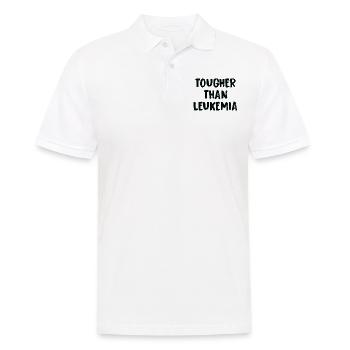 Härter Als Leukämiekrebs - Männer Poloshirt - Weiß - Vorne - Kai (181cm)