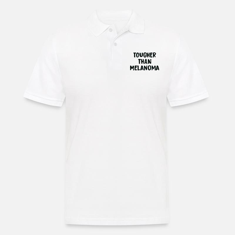 Plus dur que le mélanome - Polo Homme - blanc