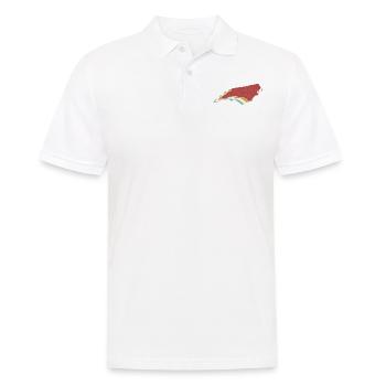 État des États-Unis - Carte vintage Caroline du Nord - Polo Homme - blanc - Devant - Kai (181cm)
