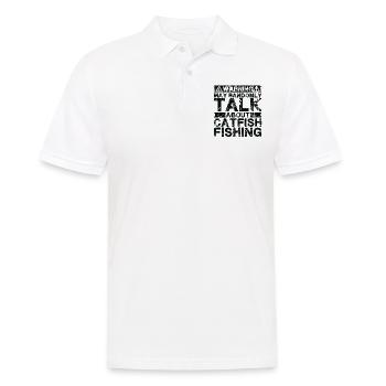 Pêche - Poisson-chat - Polo Homme - blanc - Devant - Kai (181cm)