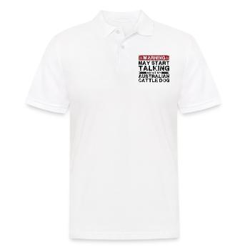 Parlez de Australian Cattle Dog - Polo Homme - blanc - Devant - Kai (181cm)
