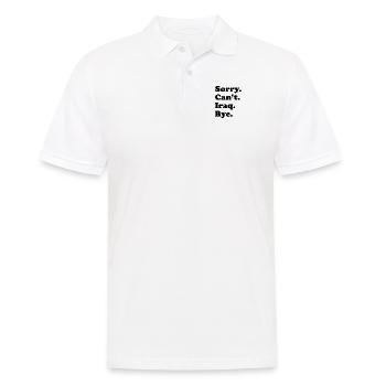 Sorry Can’t Bye - Irak - Polo Homme - blanc - Devant - Kai (181cm)