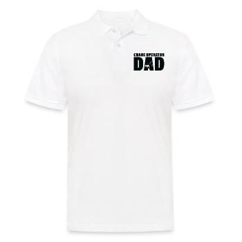 Job - Crane operator father - Men's Polo Shirt - white - Front - Kai (181cm)