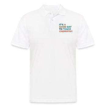 Enseigner des professeurs de chimie - Polo Homme - blanc - Devant - Kai (181cm)