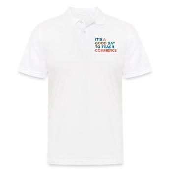 Enseigner aux instructeurs commerciaux - Polo Homme - blanc - Devant - Kai (181cm)