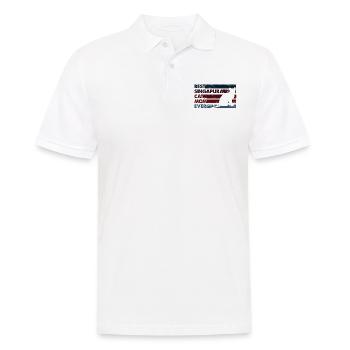 Meilleure mère de tous les temps - Singapura Cat - Polo Homme - blanc - Devant - Kai (181cm)