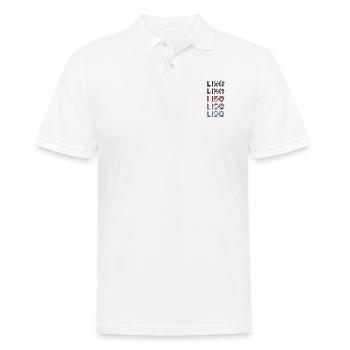 70s Retro Name Vintage Personalizing Lisa - Men's Polo Shirt - white - Front - Kai (181cm)