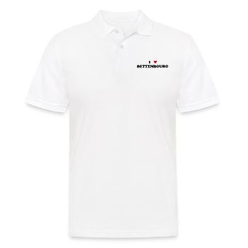 Coeur de la ville de Luxembourg - J’aime Bettembourg - Polo Homme - blanc - Devant - Kai (181cm)