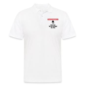 Ich Habe Gas Bekommen, Damit Sie CRNA Bestehen - Männer Poloshirt - Weiß - Vorne - Kai (181cm)