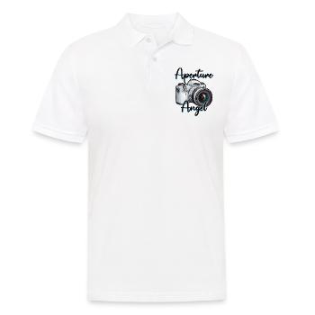 Aperture Engel - Lustige Fotografie - Männer Poloshirt - Weiß - Vorne - Kai (181cm)
