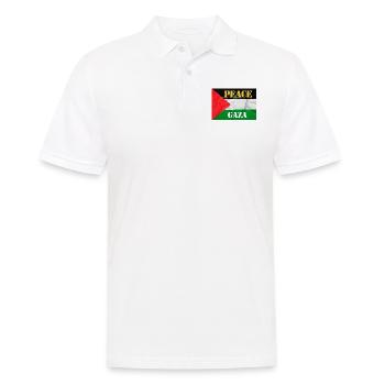 Drapeau de Gaza - Polo Homme - blanc - Devant - Kai (181cm)