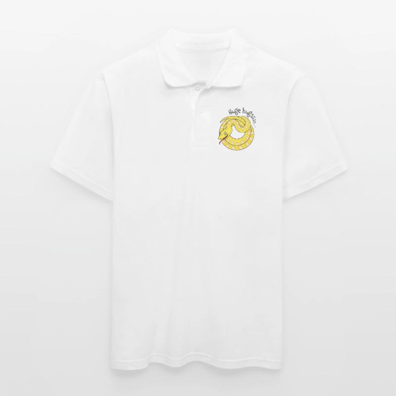 Tight hugs available from python! Men's Polo Shirt