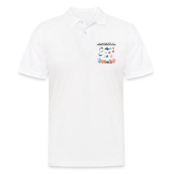 Heart belongs to marine biologist Marine biology sea - Men's Polo Shirt - white - Front - Kai (181cm)