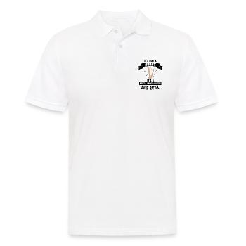 Conceptions de joueurs de harpe pour les conceptions de joueurs de harpe - Polo Homme - blanc - Devant - Kai (181cm)