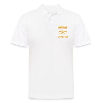 Safari Familienurlaub Design für Afrika Savanne - Männer Poloshirt - Weiß - Vorne - Kai (181cm)