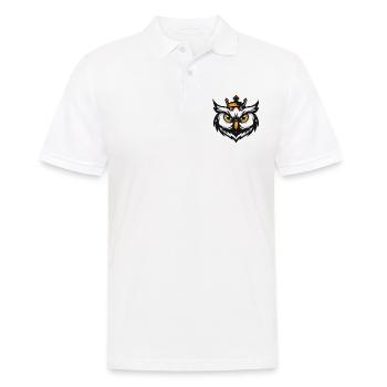 Couronne de tête de hibou - Polo Homme - blanc - Devant - Kai (181cm)