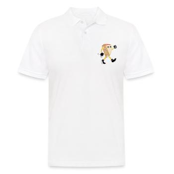 Fun Bread Sandwich Cardio Running Runners - Men's Polo Shirt - white - Front - Kai (181cm)