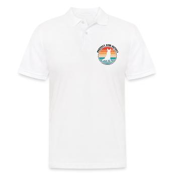Design Deutscher Schäferhund Polizei Design - Männer Poloshirt - Weiß - Vorne - Kai (181cm)