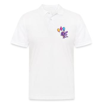Libellule Anniversaire Bébé - Polo Homme - blanc - Devant - Kai (181cm)