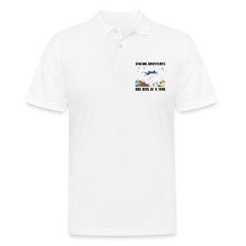 Plongée Aventure Plongeurs Mer Océan - Polo Homme - blanc - Devant - Kai (181cm)