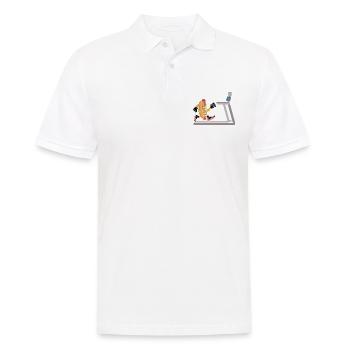 Hot Dog Cardio Bodybuilding Runner Tapis roulant - Polo Homme - blanc - Devant - Kai (181cm)