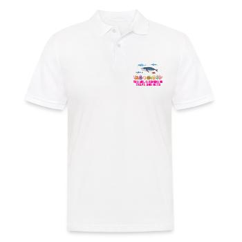 Girl Net Boat Marine Biologist Biology Ocean - Men's Polo Shirt - white - Front - Kai (181cm)