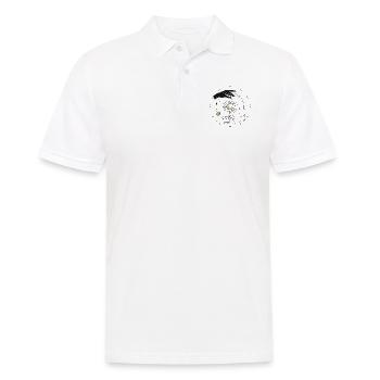Universum Spirituell Tattoo Hände Mond Sterne - Männer Poloshirt - Weiß - Vorne - Kai (181cm)