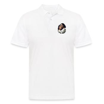 Zwei Frauen - Männer Poloshirt - Weiß - Vorne - Kai (181cm)