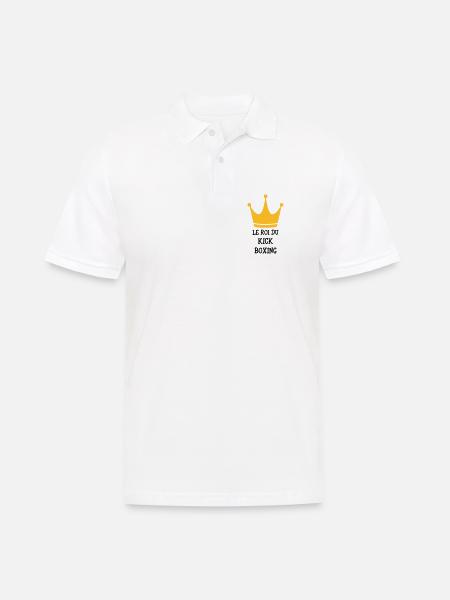 Kickboxing / Kick-Boxeur / Kick Boxing / - Polo Homme - blanc