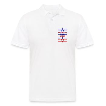 Équipes de baby-foot - Polo Homme - blanc - Devant - Kai (181cm)