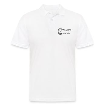 everything is foreign property only the time ge black - Men's Polo Shirt - white - Front - Kai (181cm)