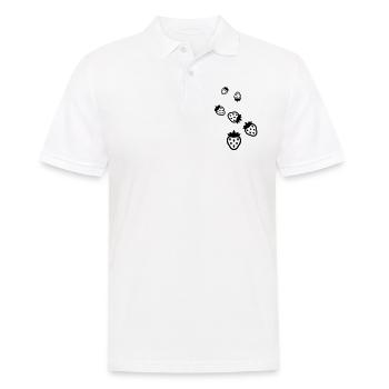 Icône de l’icône de la fraise - Polo Homme - blanc - Devant - Kai (181cm)