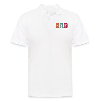 Father, Dad, Father's Day, - Men's Polo Shirt - white - Front - Kai (181cm)
